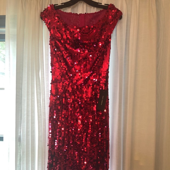 Dolce & Gabbana Fuchsia Sequin Off the Shoulder Dress NWOT MSRP $3495 IT38/US2 - Picture 4 of 12